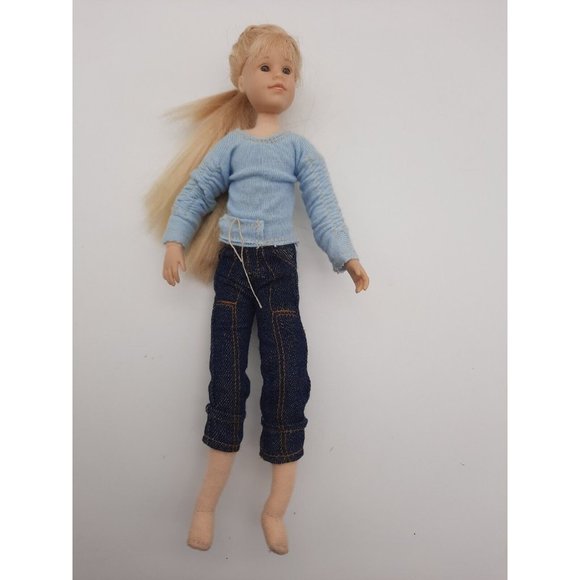 2005 Only Hearts Club Doll Blonder Hair w/Braid 9" Shirt & Jeans - Picture 9 of 12